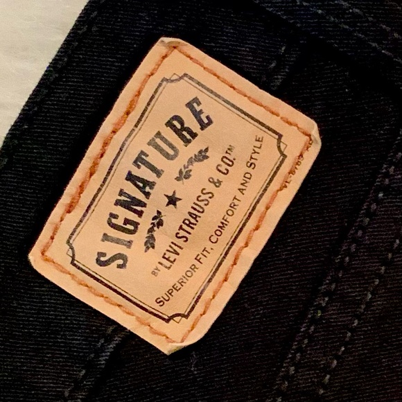 Levi’s Signature At Waist Bootcut Black Women's Jeans - Picture 6 of 11